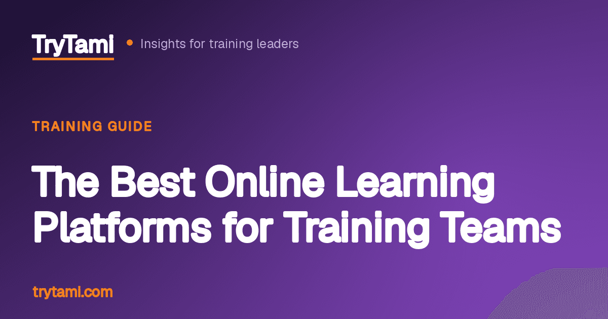 The Best Online Learning Platforms for Training Teams