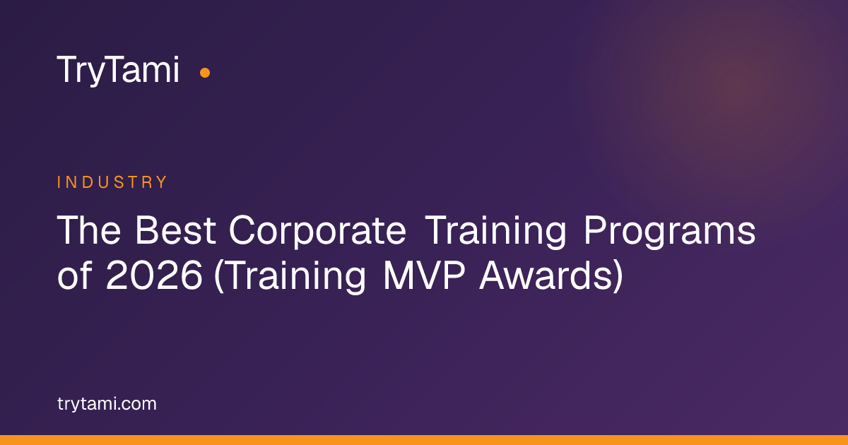 The Best Corporate Training Programs of 2026 (Training MVP Awards)